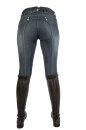HKM Damen Reithose Roma Denim, Silikon