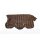 Horseware Rhino Wug Turnout, 1/2 Hals, 400g chocolate 1,25 m