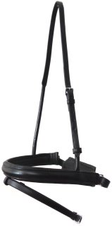 Schockemöhle Sports Reithalfter Atlanta schwedisch rundgenäht schwarz-silber WB