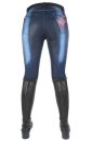 HKM Reithose USA Denim jeansblau