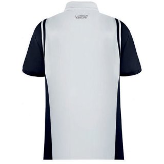 Harcour Techline Herren Turnier Polo Shirt Mabillon weiß-navy
