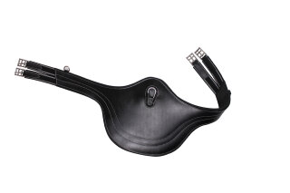 QHP Stollenschutzgurt mit Luxus Nähten schwarz 135 cm