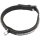 Horka Leder Hunde Halsband Clincher schwarz-silber 30 cm