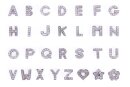 QHP wechselbare Buchstaben Unique silber J