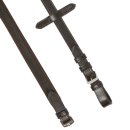 Hans Melzer Zügel fein gummiert braun/silber WB