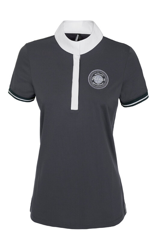 Blouse De Compétition Pikeur Pour Femme - Manches ½, Coupe Ajustée, élastique - Idéale Pour L'équitation Et Les Tournois