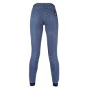 HKM Damen Reithose Santa Rosa Silikon Vollbesatz jeansblau