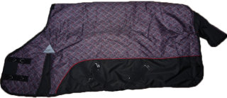 QHP Turnoutdecke Luxus mit Kreuzbegurtung 300 g