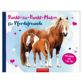 Coppenrath  Buch  Punkt-zu-Punkt-Malen für Pferdefreunde