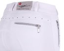 QHP Mädchen Reithose Isa Full Grip weiß