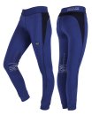 QHP Reitleggings Yara Knie Grip kobaltblau