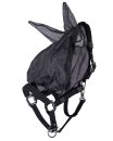QHP Halfter-Fliegenmaske Combi mit Ohren schwarz