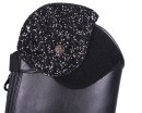 QHP Kinder Lederreitstiefel Romy schwarz