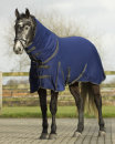 QHP Abschwitzdecke Quick dry cooler mit Hals navy
