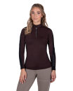 QHP Damen Thermoshirt Julin coffee
