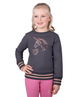 QHP Kinder Sweater Didy Junior grau
