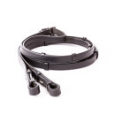 Kavalkade Lederzügel mit Stegen 16 mm schwarz WB