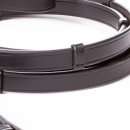 Kavalkade Lederzügel mit Stegen 16 mm schwarz WB