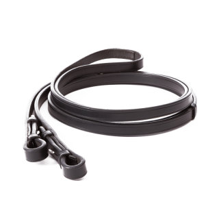 Kavalkade Kandaren-Lederzügel schmal 14 mm schwarz WB