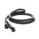 Kavalkade Kandaren-Lederzügel schmal 14 mm schwarz WB
