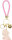 Equipage Schlüsselanhänger Einhorn Gummi misty rose