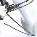 Kavalkade Leder-Schlaufzügel 16mm schwarz