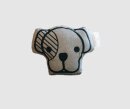Kentucky Hundespielzeug Dog-Head grau