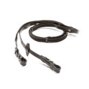 Kavalkade Gurtzügel Jagd mit Schlaufen 19 mm schwarz WB