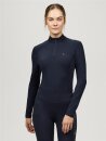 Tommy Hilfiger Equestrian Damen Winter Pullover Beth 1/4 Zip desert sky
