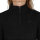 QHP Damen Pullover mit halbem Reißverschluss Teddie schwarz