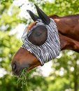 Waldhausen Fliegenmaske Puck Zebra schwarz/weiß