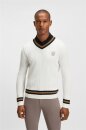 Boss Equestrian Herren Strickpullover Cable Soft Jan cream