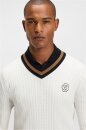 Boss Equestrian Herren Strickpullover Cable Soft Jan cream
