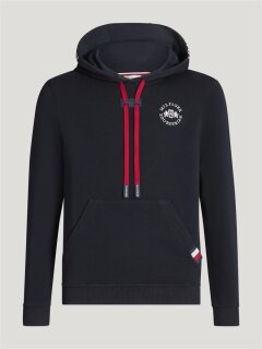 Tommy Hilfiger Equestrian Kinder Hoodie Logo Laguna desert sky