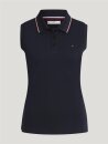 Tommy Hilfiger Equestrian Damen Polo ohne Arm Cordova...