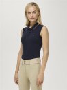 Tommy Hilfiger Equestrian Damen Polo ohne Arm Cordova desert sky