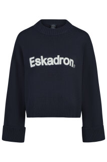 Eskadron Dynamic Damen Strickpullover Jumper navy