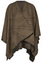 Pikeur Selection Damen Wende-Cape 2-in-1 mocha cream